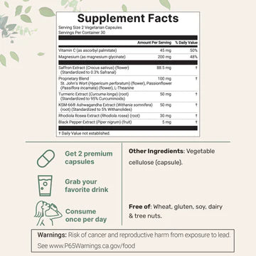 Cenava Saffron Extract Capsules