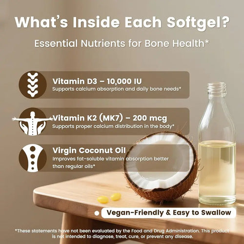 Cenava Vitamin D3+K2 Softgels