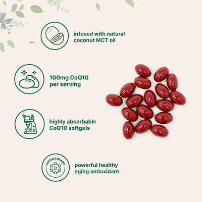 CoQ10 Softgels with Coconut MCT Oil