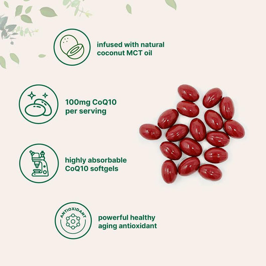 CoQ10 Softgels with Coconut MCT Oil