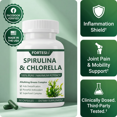 Fortesi Spirulina & Chlorella Capsules