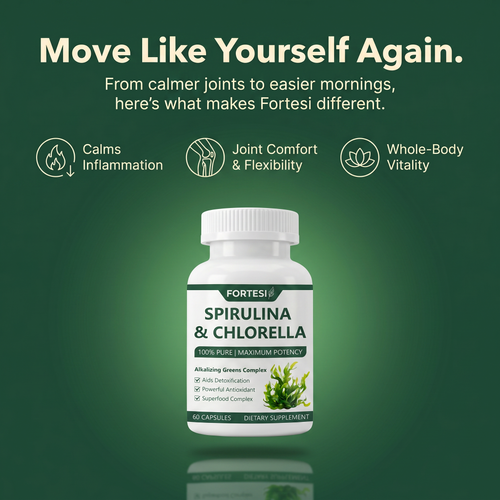 Fortesi Spirulina & Chlorella Capsules