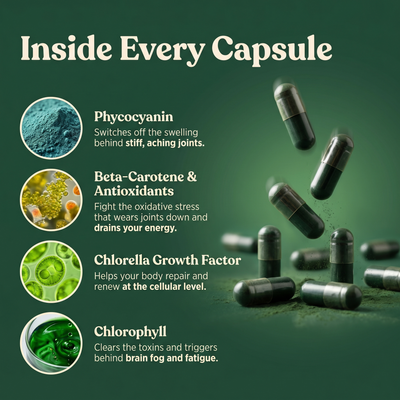 Fortesi Spirulina & Chlorella Capsules