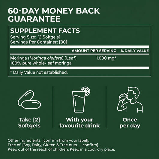 Fortesi Oil of Moringa Softgels