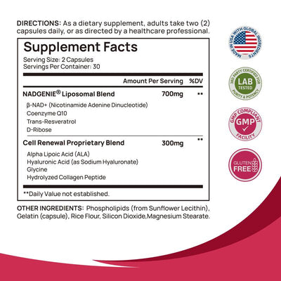 Cenava NAD+ Supplement for Women