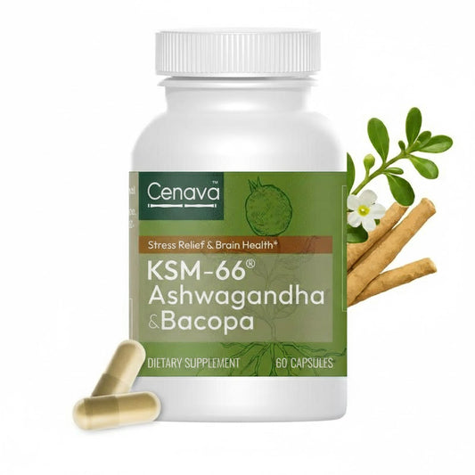 Cenava Ashwagandha & Bacopa Capsules